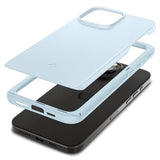 Spigen iPhone 15 Pro -suojakuori, Thin Fit, Mute Blue