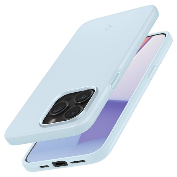Spigen iPhone 15 Pro -suojakuori, Thin Fit, Mute Blue
