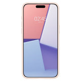 Spigen iPhone 15 Pro -suojakuori, Thin Fit, Pink Sand