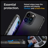 Spigen iPhone 15 Pro -suojakuori Thin Fit, musta