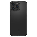 Spigen iPhone 15 Pro -suojakuori Thin Fit, musta