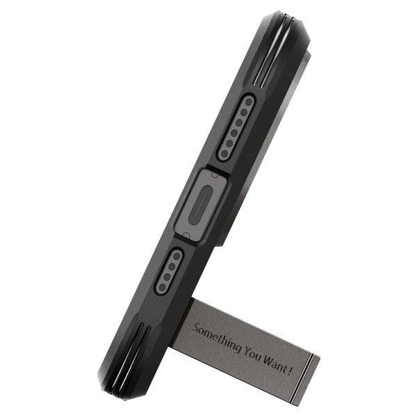 Spigen iPhone 15 Pro Kuori Tough Armor MagFit Gunmetal