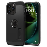 Spigen iPhone 15 Pro -suojakuori Tough Armor MagFit Musta