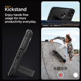 Spigen iPhone 15 Pro -suojakuori Tough Armor MagFit Musta