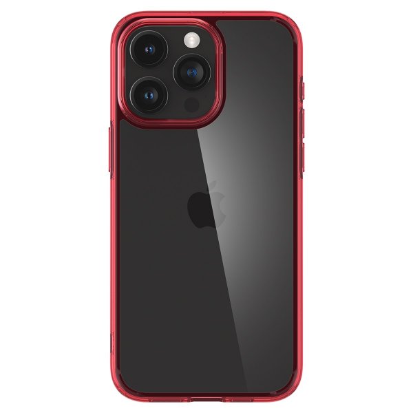 Spigen iPhone 15 Pro -suojakuori Ultra Hybrid Deep Red