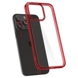 Spigen iPhone 15 Pro -suojakuori Ultra Hybrid Deep Red