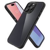 Spigen iPhone 15 Pro -suojakuori Ultra Hybrid Frost Black