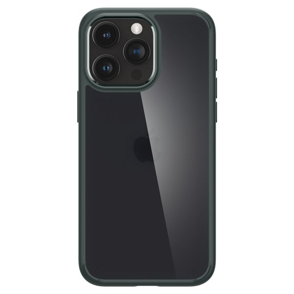 Spigen iPhone 15 Pro -suojakuori Ultra Hybrid Frost Green