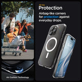 Spigen iPhone 15 Pro Kuori Ultra Hybrid MagFit Frost Clear