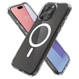 Spigen iPhone 15 Pro Kuori Ultra Hybrid MagFit Frost Clear