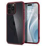 Spigen iPhone 15 Pro -suojakuori Ultra Hybrid MagFit Frost Deep Red