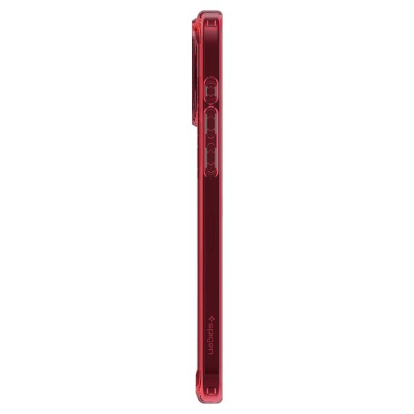 Spigen iPhone 15 Pro -suojakuori Ultra Hybrid MagFit Frost Deep Red