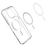 Spigen iPhone 15 Pro Ultra Hybrid MagFit -suojakuori, valkoinen