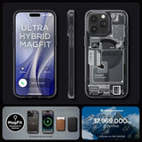 Spigen iPhone 15 Pro -suojakuori Ultra Hybrid MagFit Zero One
