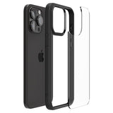 Spigen iPhone 15 Pro -suojakuori Ultra Hybrid Matte, matta musta