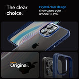 Spigen iPhone 15 Pro Ultra Hybrid -suojakuori, tummansininen