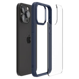 Spigen iPhone 15 Pro Ultra Hybrid -suojakuori, tummansininen