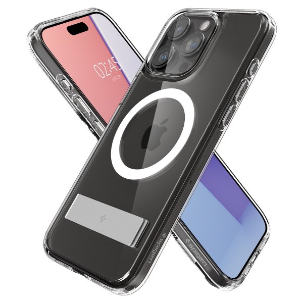 Spigen iPhone 15 Pro Ultra Hybrid S MagFit Crystal Clear -kuori