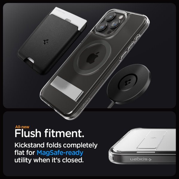 Spigen iPhone 15 Pro -suojakuori Ultra Hybrid S MagFit Graphite
