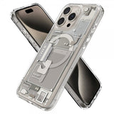 Spigen iPhone 15 Pro Ultra Hybrid Zero One MagFit -suojakuori, Natural Titanium