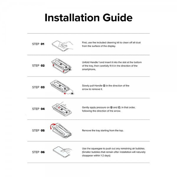 Ringke iPhone 15 Pro Näytönsuoja Easy Slide 2-pakkaus