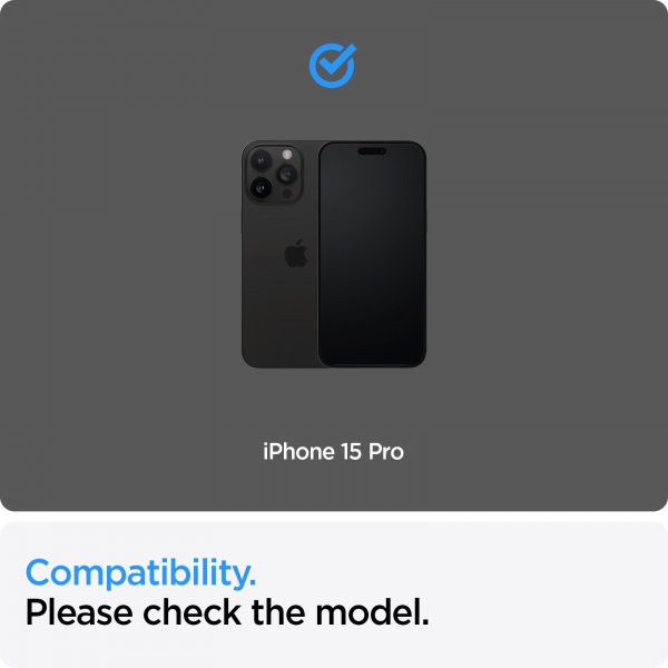Spigen iPhone 15 Pro Näytönsuoja GLAS.tR ALIGNmaster 2-pakkaus