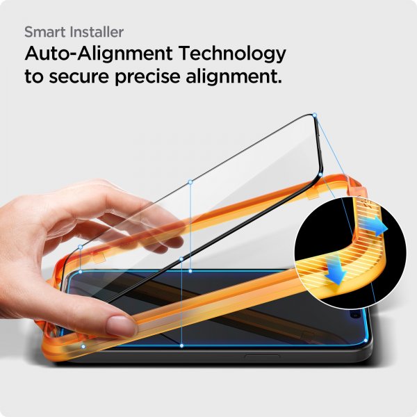 Spigen iPhone 15 Pro Näytönsuoja GLAS.tR ALIGNmaster 2-pakkaus
