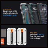 Spigen iPhone 15 Pro Näytönsuoja GLAS.tR EZ Fit 2 kpl