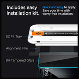 Spigen iPhone 15 Pro -näytönsuoja GLAS.tR EZ Fit Privacy 2 kpl