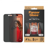 PanzerGlass iPhone 15 Pro Näytönsuoja Ultra-Wide Fit Privacy EasyAligner