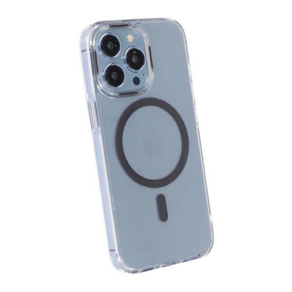 iPhone 15 Pro Kuori TPU MagSafe Harmaa