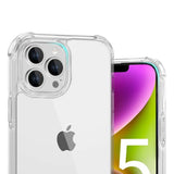 iPhone 15 Pro Iskunvaimennuskuori Läpinäkyvä