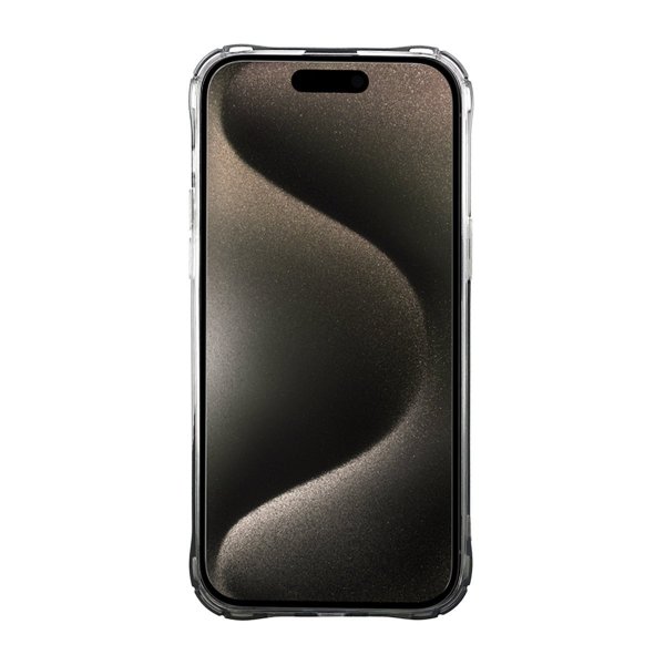 iPhone 15 Pro Kuori Korttipidike Iskunkestävä Musta