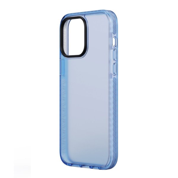 iPhone 15 Pro Kuori Iskunvaimennus TPU Sininen