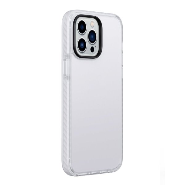 iPhone 15 Pro Kuori Iskunkestävä TPU Valkoinen