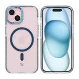 Rvelon iPhone 15 Kuori TPU MagSafe Sininen