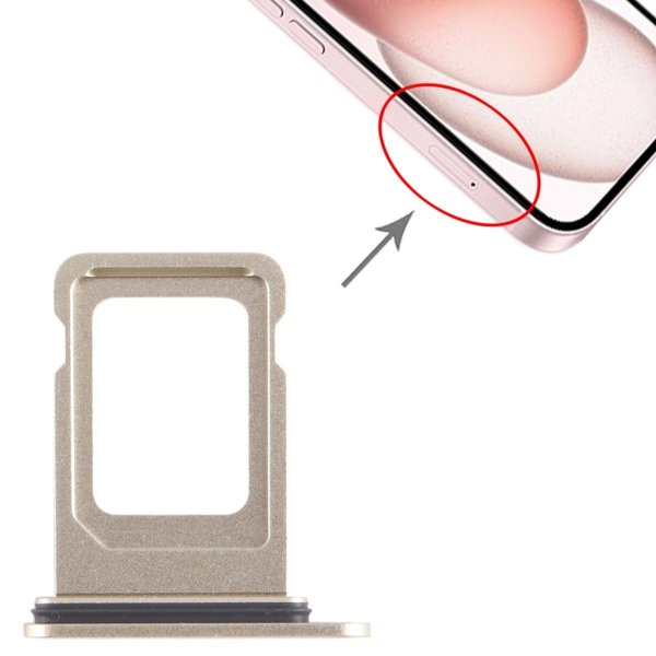 iPhone 15 SIM-kortin pidike – keltainen