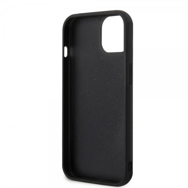 Karl Lagerfeld iPhone 15 -kuori 3D Rubber Karl & Choupette musta