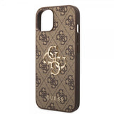 Guess iPhone 15 Kuoret 4G Logo Ruskea