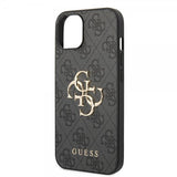 Guess iPhone 15 Kuoret 4G Logo Harmaa