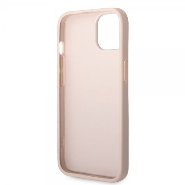 Guess iPhone 15 Kuoret 4G Logo Pinkki