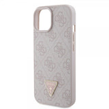 Guess iPhone 15 Kuoret 4G Metal Triangle Strass Ruusukulta