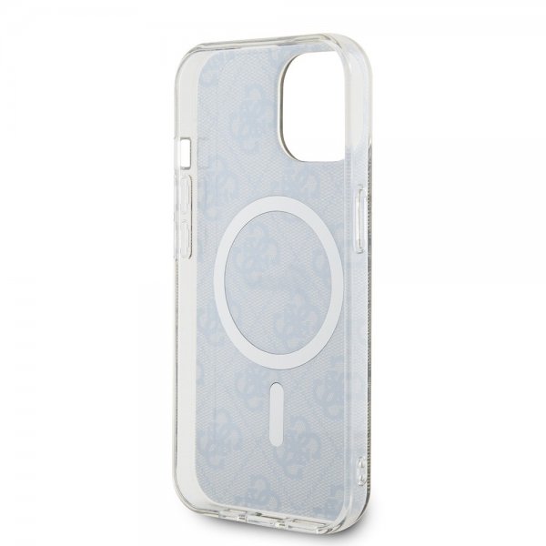Guess iPhone 15 Kuoret 4G Pattern MagSafe Ruskea