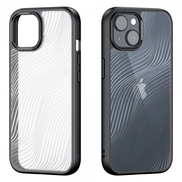 Dux Ducis iPhone 15 Aimo Series -kuori, musta