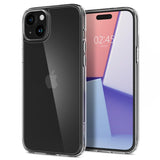 Spigen iPhone 15 -kuori Air Skin Hybrid Crystal Clear
