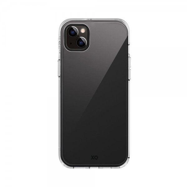 Xqisit iPhone 15 Anti-shock -suojakuori läpinäkyvä