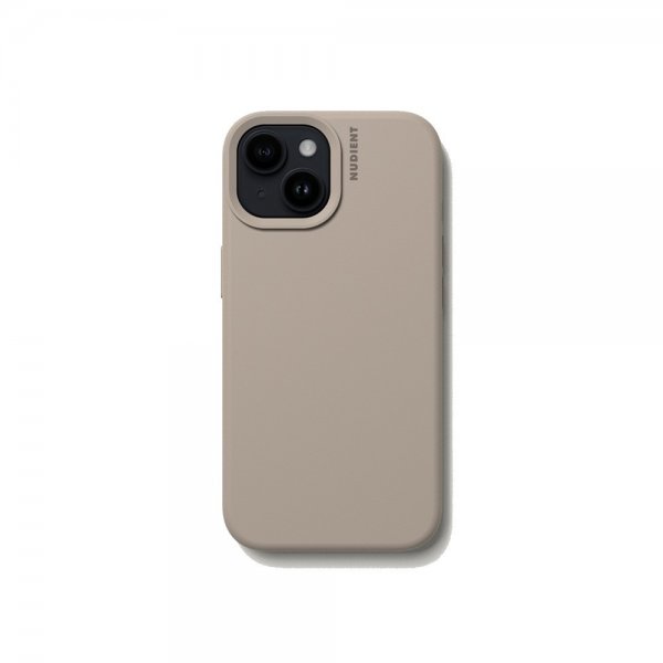 Nudient iPhone 15 -suojakuori Base Case Stone Beige