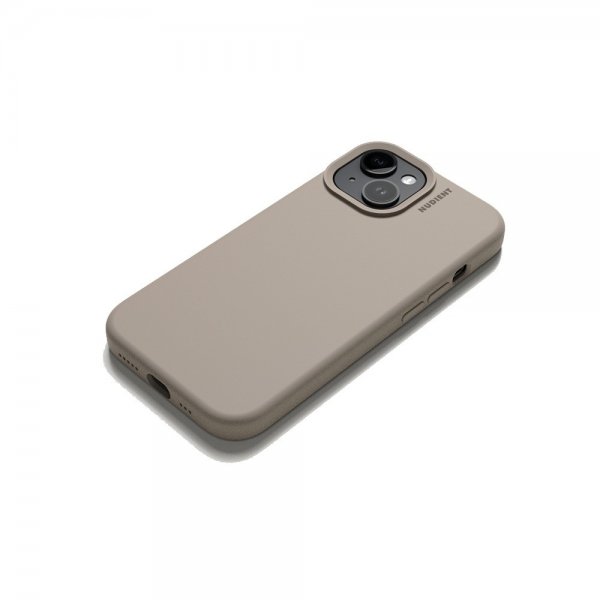 Nudient iPhone 15 -suojakuori Base Case Stone Beige