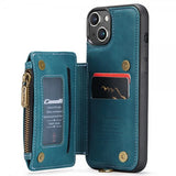 CaseMe iPhone 15 -suojakotelo, C20-sarja, petrolinsininen