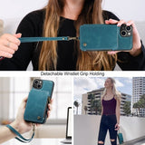 CaseMe iPhone 15 -suojakotelo, C20-sarja, petrolinsininen